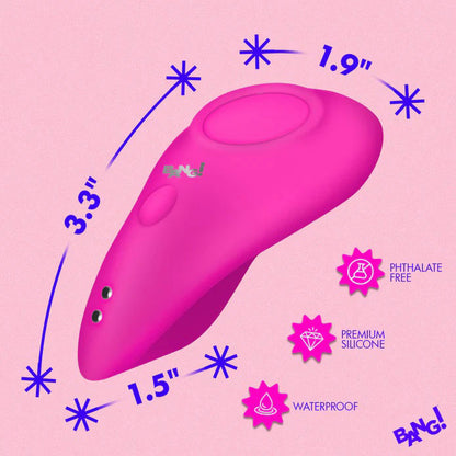 Silicone Panty Vibe With Digital Remote - Pink