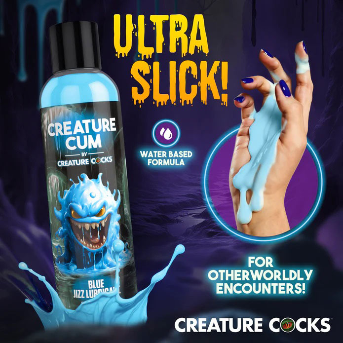 Creature Cum Blue Water-Based Lubricant 8oz