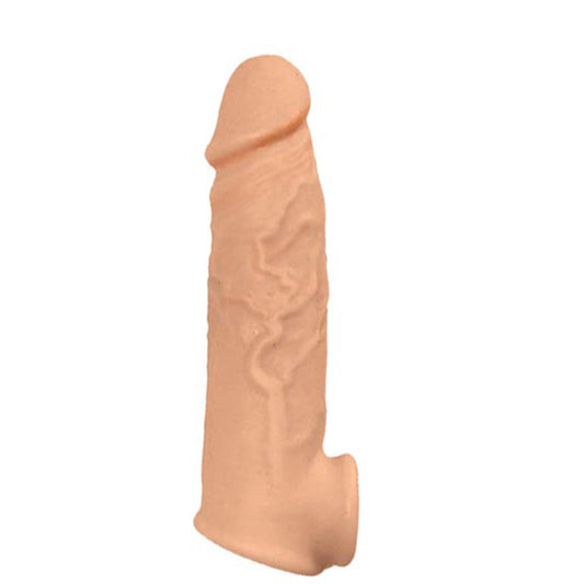 \"Natural Realskin Vibrating Penis Xtender NW2957-1\"