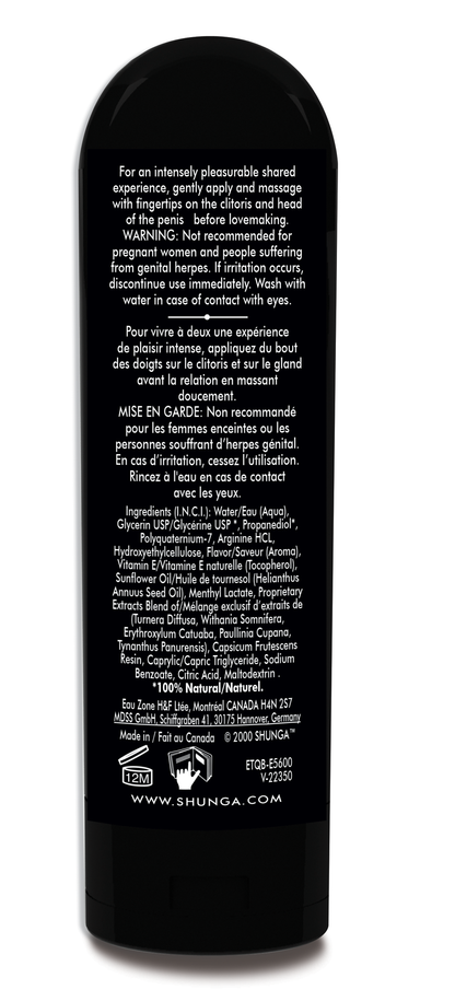 Lotus Noir - Sensitizing Gel for Lovers - 2 Fl. Oz. / 60 ml