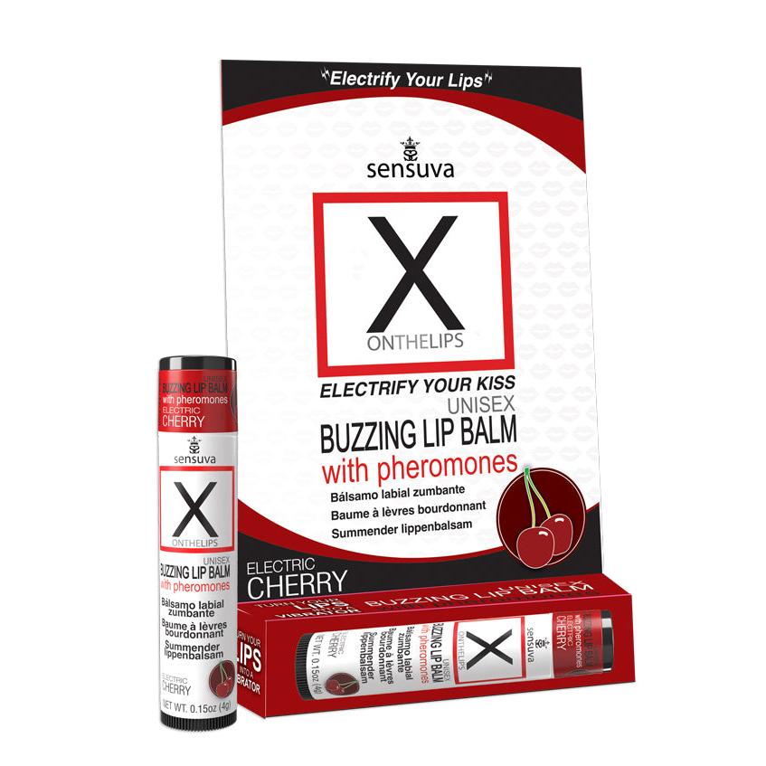 X on the Lips with Pheromones Cherry SEN-VL204-ML