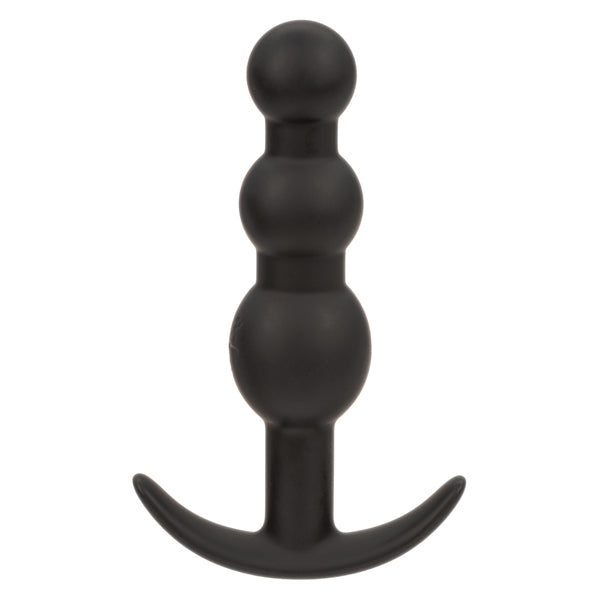 Boundless Vibrating Beaded Plug - Black SE2700532
