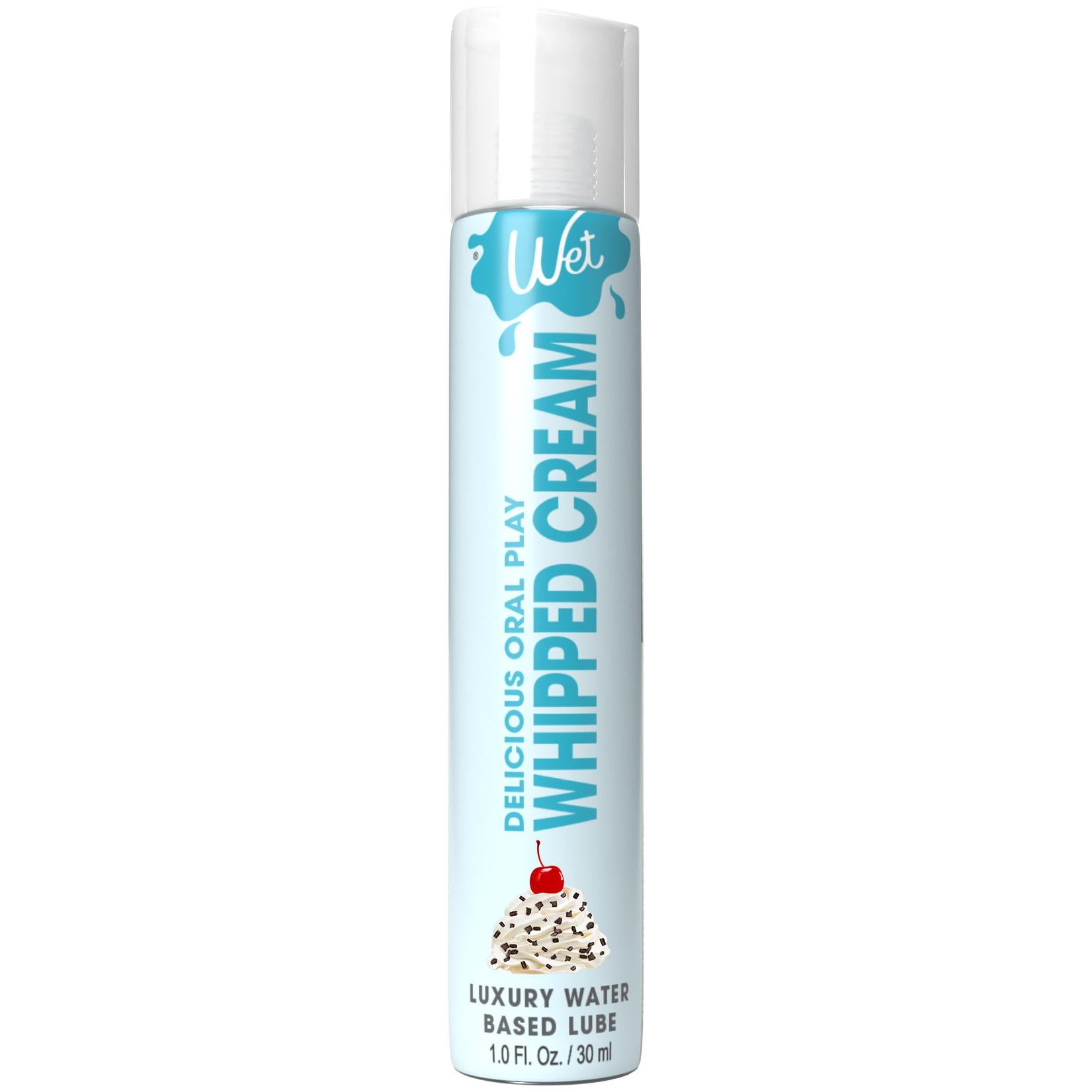\"Wet Delicious Oral Play - Whipped Cream - Waterbased Flavored Lubricant 1 Oz WT21542\"