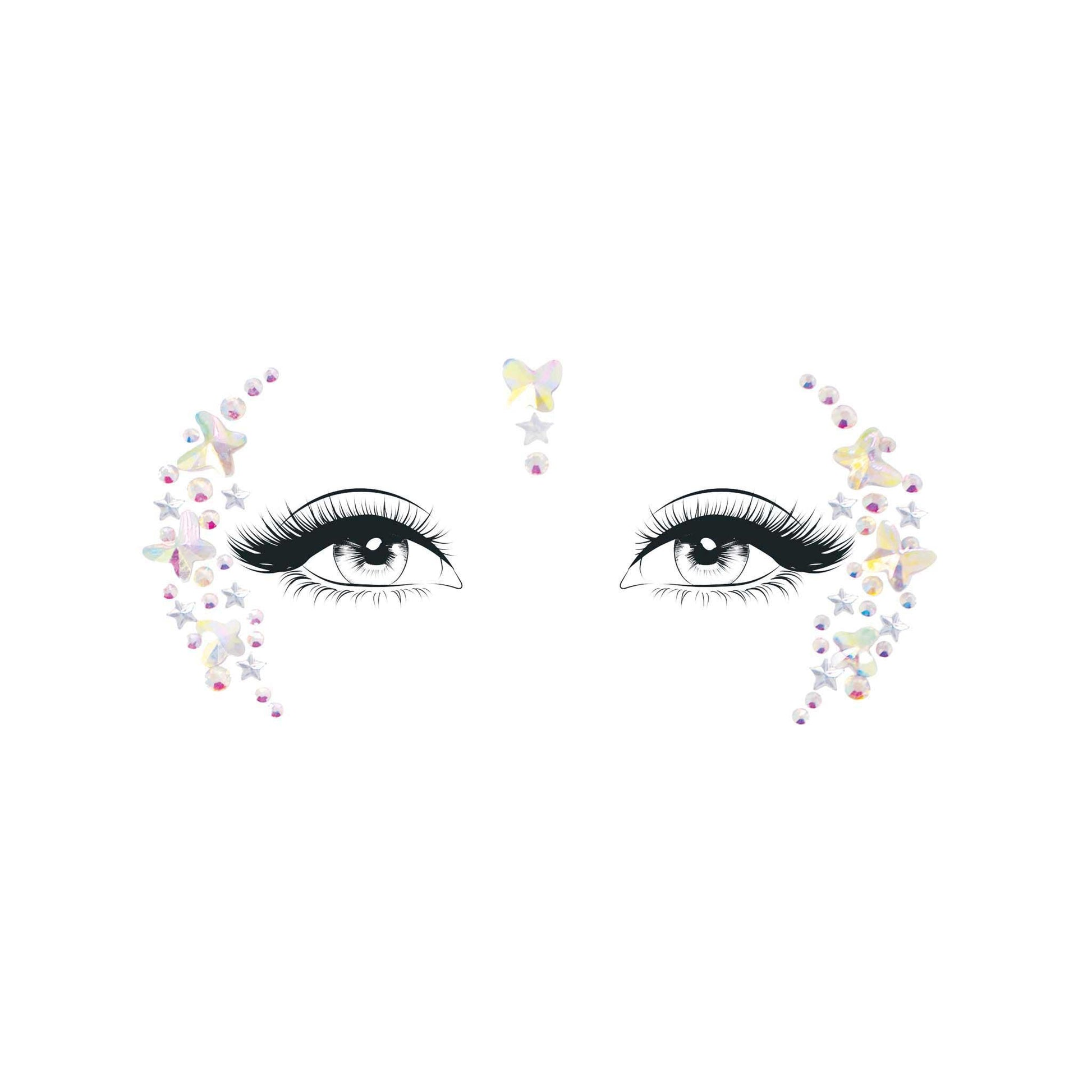 \"Elera Adhesive Face Jewels LA-EYE044\"