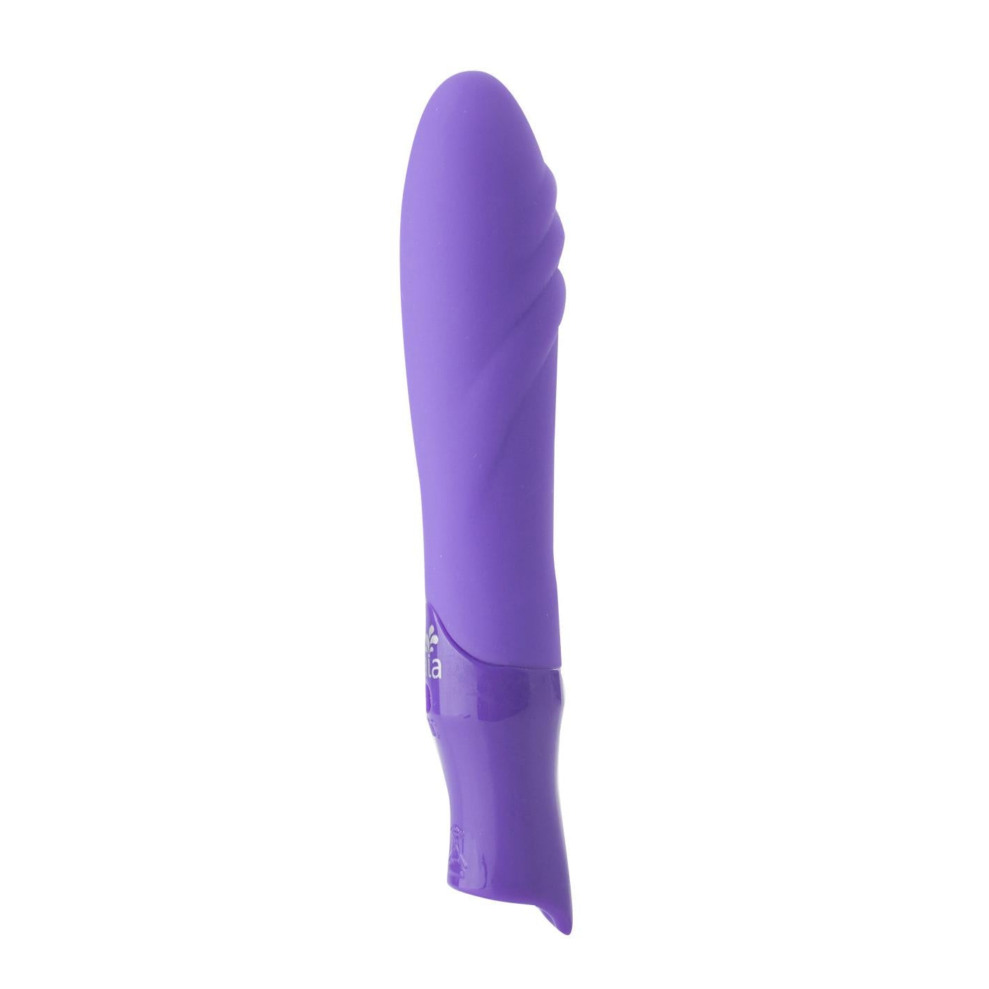 \"Margo Silicone Textured Bullet Vibrator - Neon Purple MTR308-L2\"