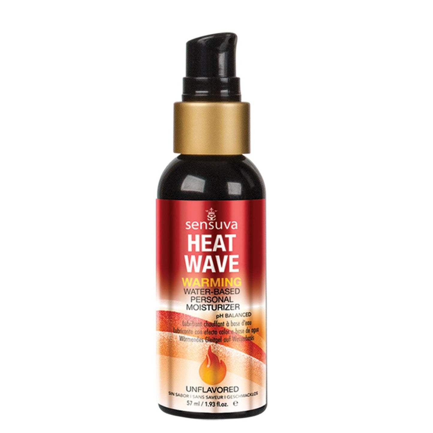 Heat Wave Natural Water-Based Warming Lubricant 2oz SEN-VL102-ML