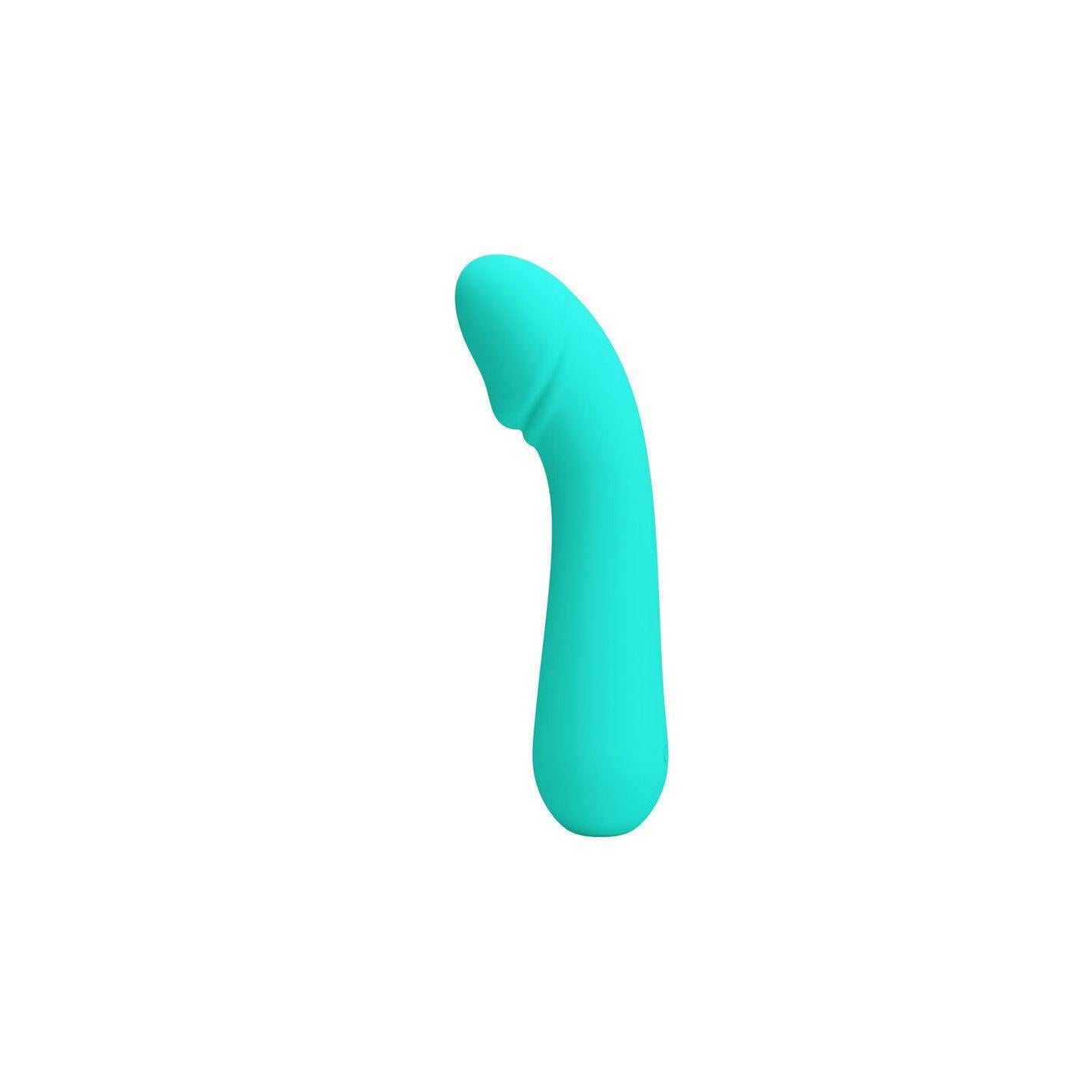 \"Cetus Rechargeable Vibrator - Turquoise BI-014723-4\"