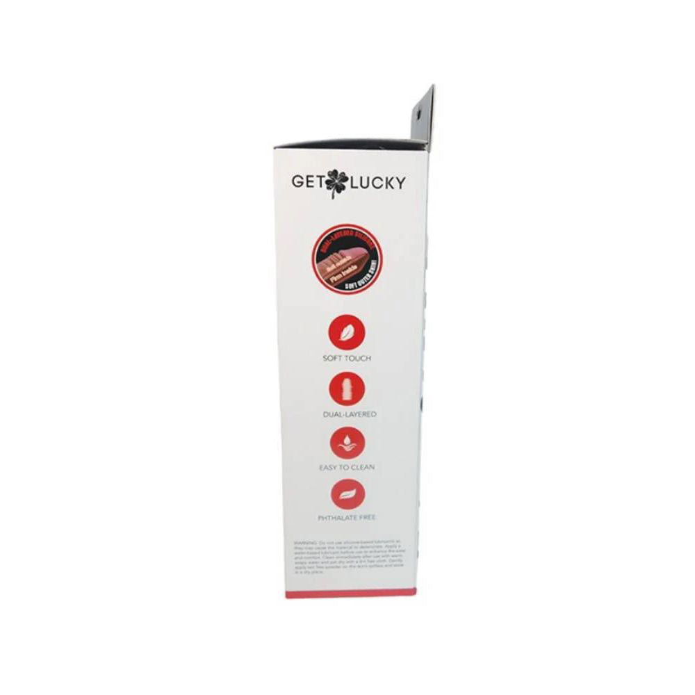 Real Skin 12 Dual Layer Dildo - Beige
