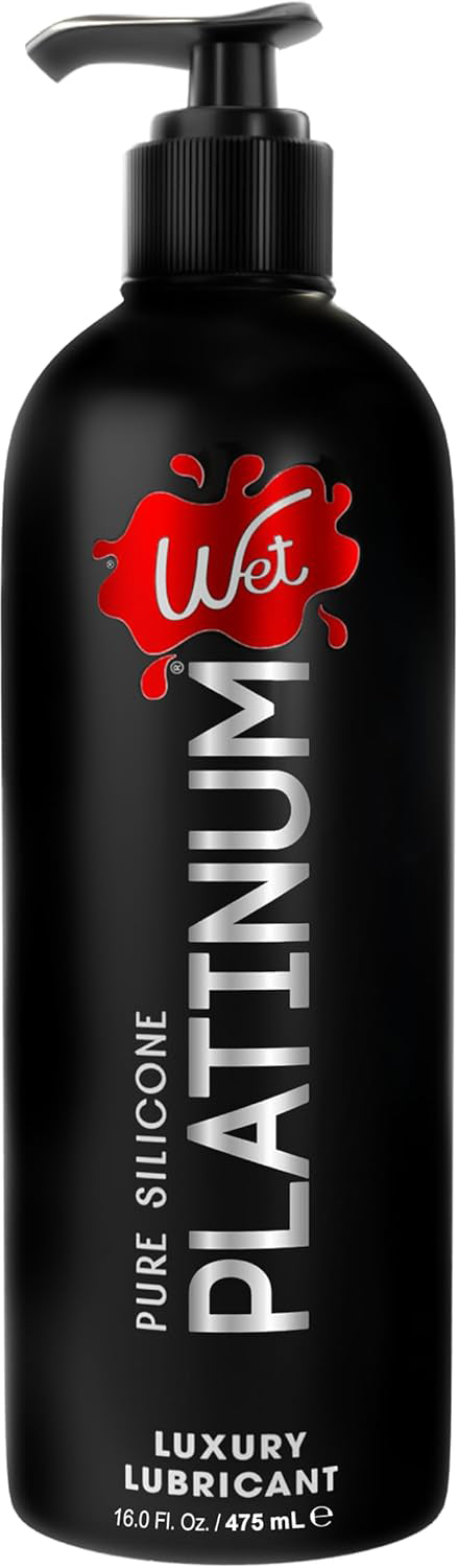 Wet Platinum Luxury Silicone Lubricant 16oz