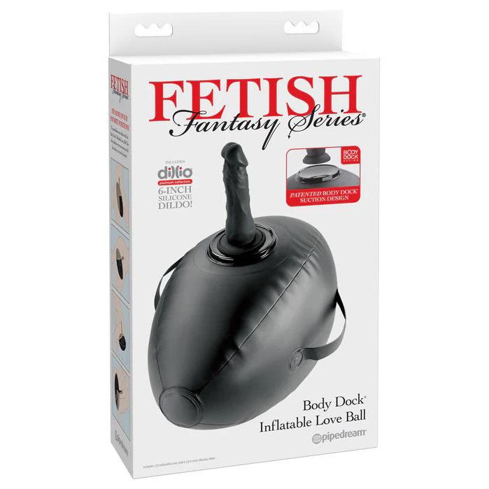 Fetish Fantasy Series Body Dock Inflatable Love Ball - Black