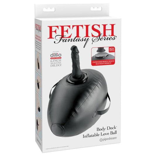 Fetish Fantasy Series Body Dock Inflatable Love Ball - Black