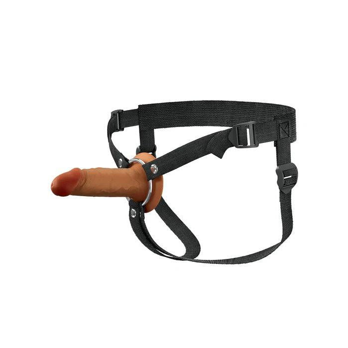 Fantasy X-Tensions Elite 5 Silicone Hollow Strap-on Dual Density - Brown PD4165-29