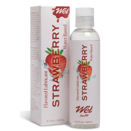 Wet Flavored Lubricant Sexy Strawberry 6.1oz