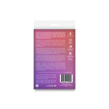 Colours Curve Vibrating 5" Dildo - Pink