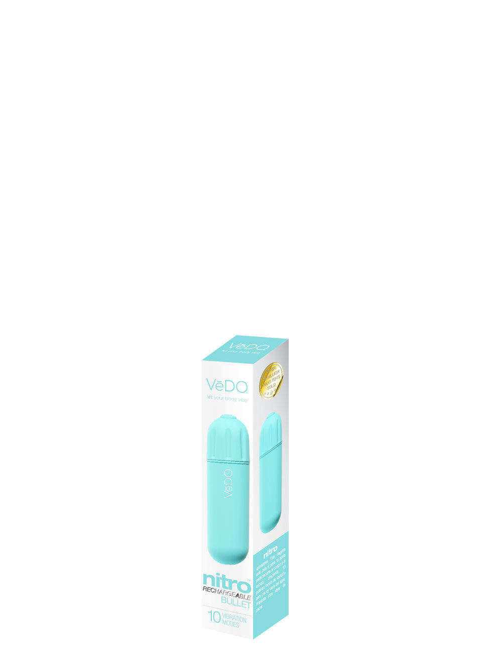 Nitro Rechargeable Bullet - Turquoise