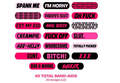 Naughty Naughty XXX Ouchie Stix Bandages40pack NN-PLASXXX01