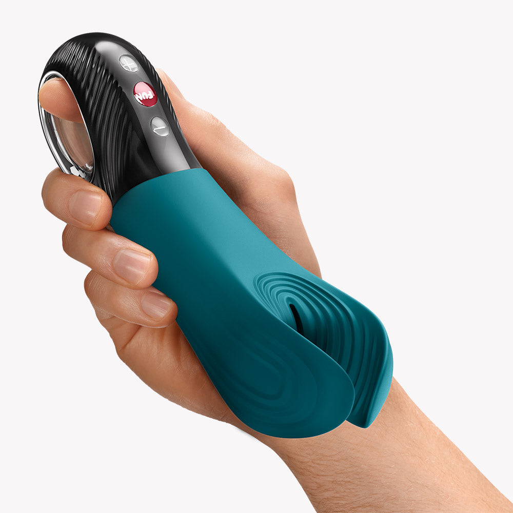 Manta Vibrating Masturbator - Bottle Green