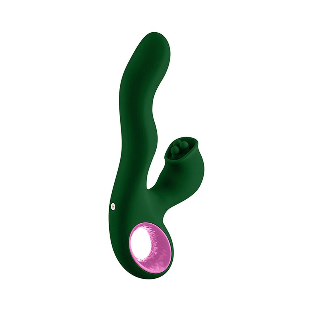 Pallina Triple-Action Rabbit Vibrator - Green FF-1049-17