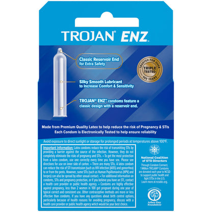 Trojan Enz Lubricated - 3 Pack