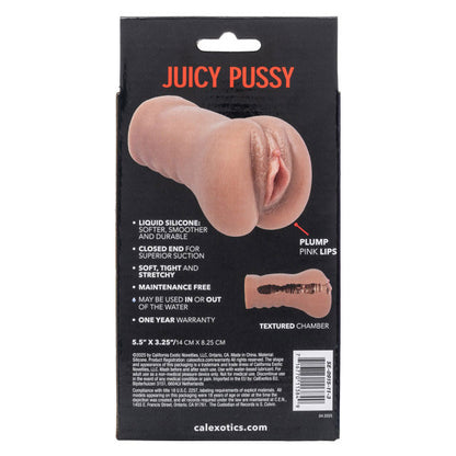 Stroke It Liquid Silicone Juicy Pussy - Brown