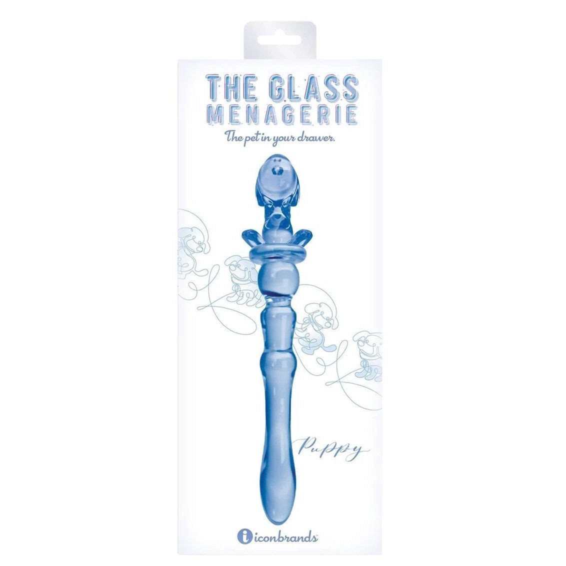 Glass Menagerie - Puppy Dildo - Blue