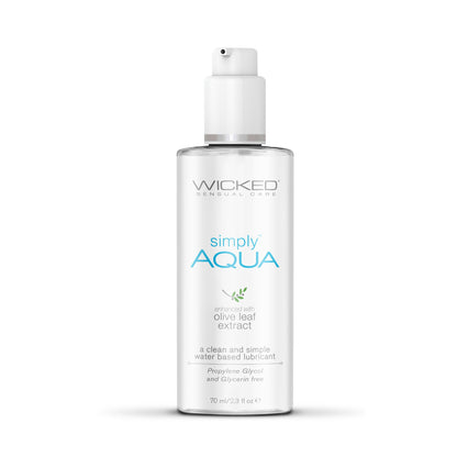 Simply Aqua Fragrance Free Lubricant - 2.3 Fl. Oz.