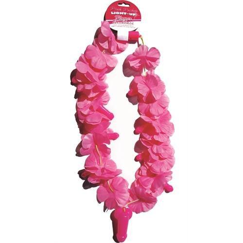 Pink Pecker Light-Up Flower Necklace