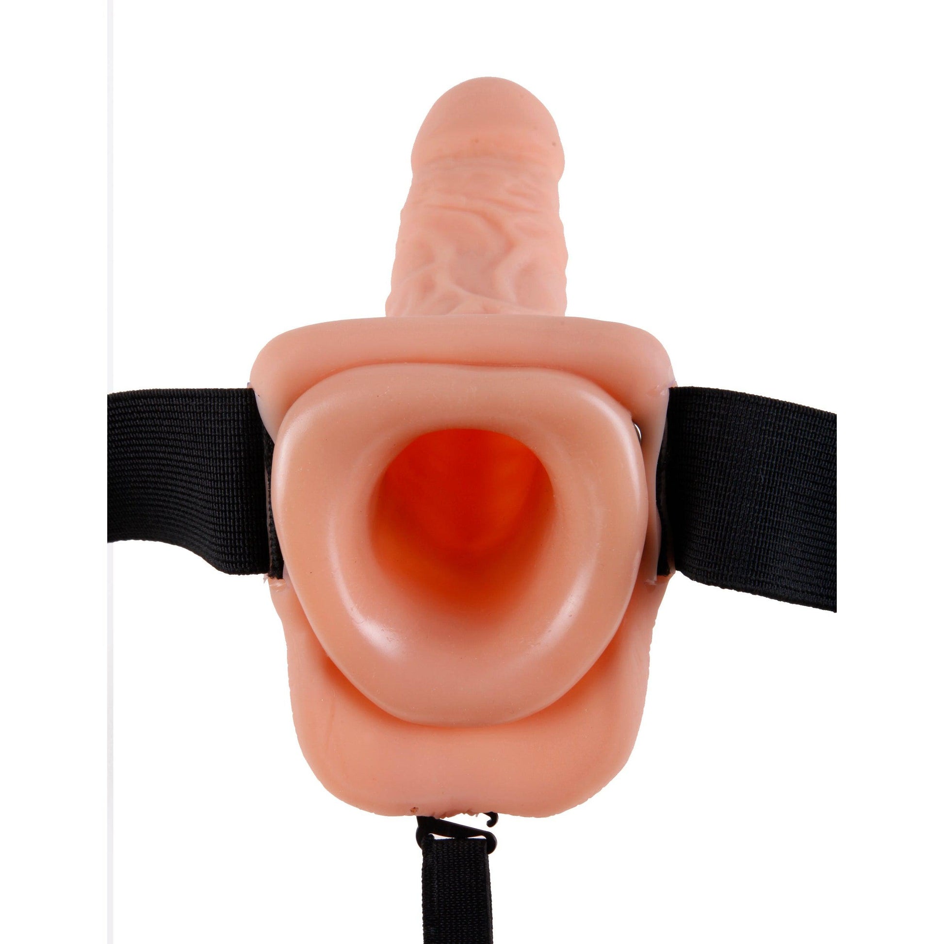 Fetish Fantasy Series 9 Inch Hollow Strap-on With  Balls - Flesh