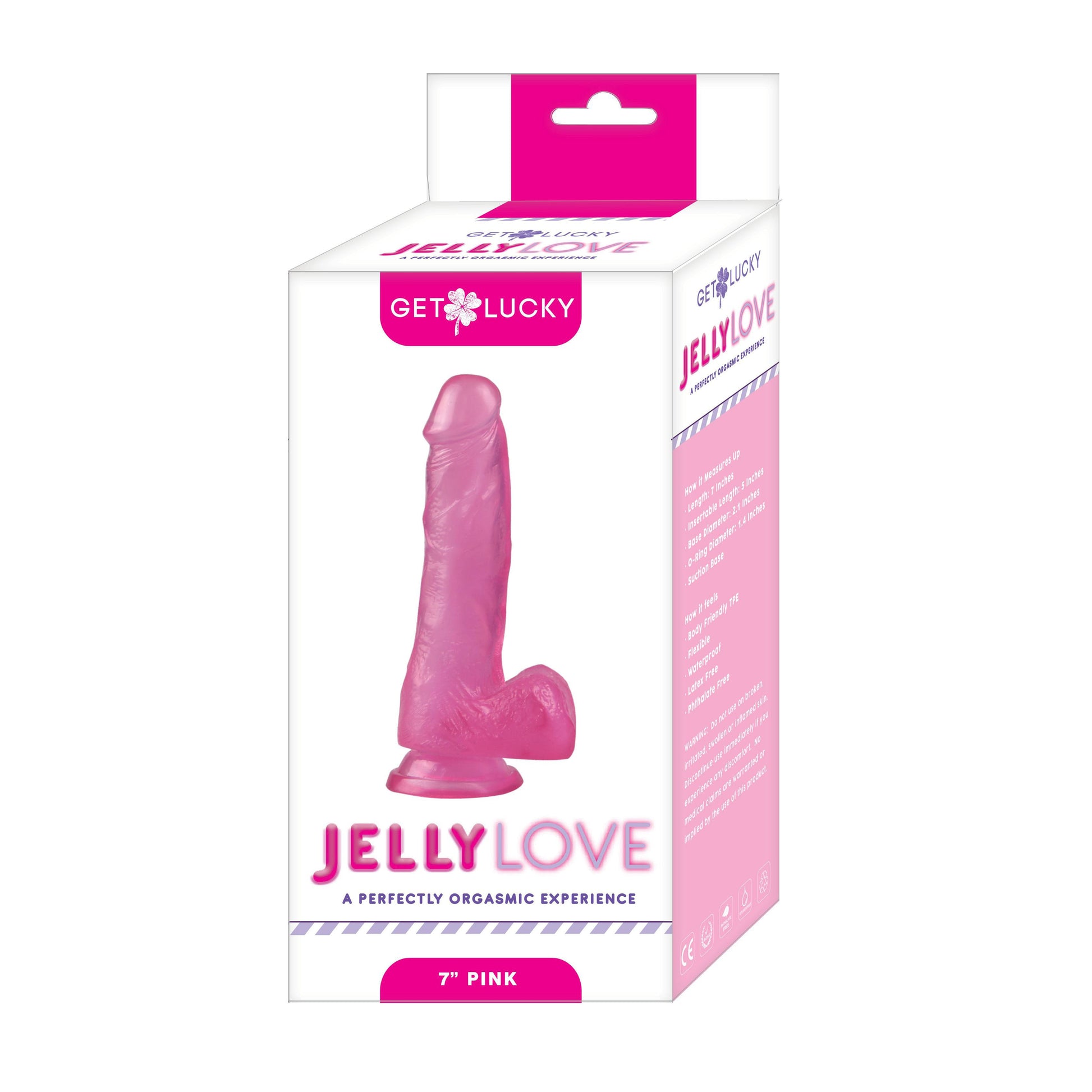 Get Lucky 7 Inch Jelly Love - Pink