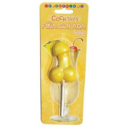 Pina Colada Cocktail Sucker