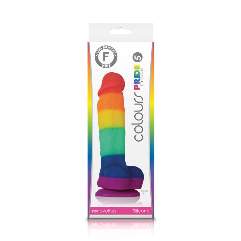 Colours Pride Edition - 5 Inch Dildo - Rainbow