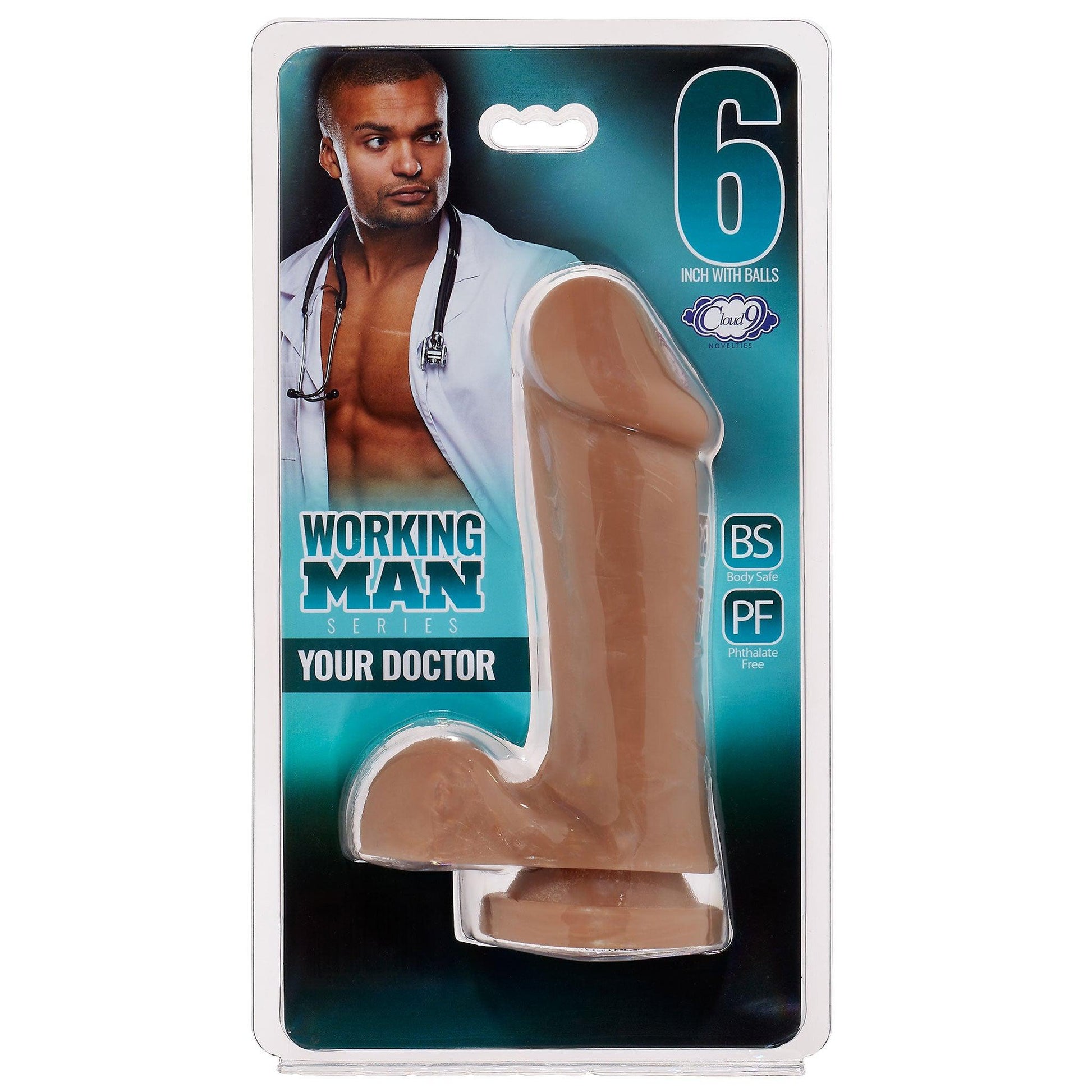 Cloud 9 Working Man 6 Inch With Balls - Your  Doctor - Tan
