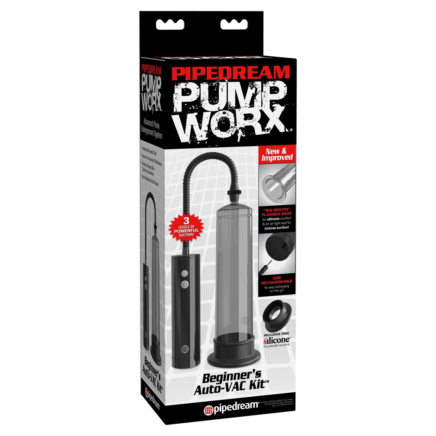 Pump Worx Beginners Rechargeable Auto Vac Kit -  Smoke / Black