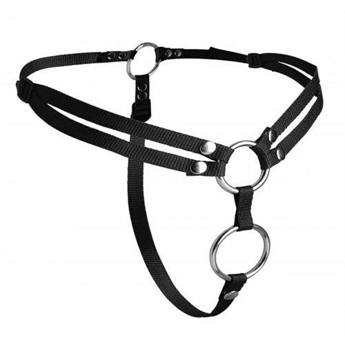 Unity Double Penetration Strap on  Harness
