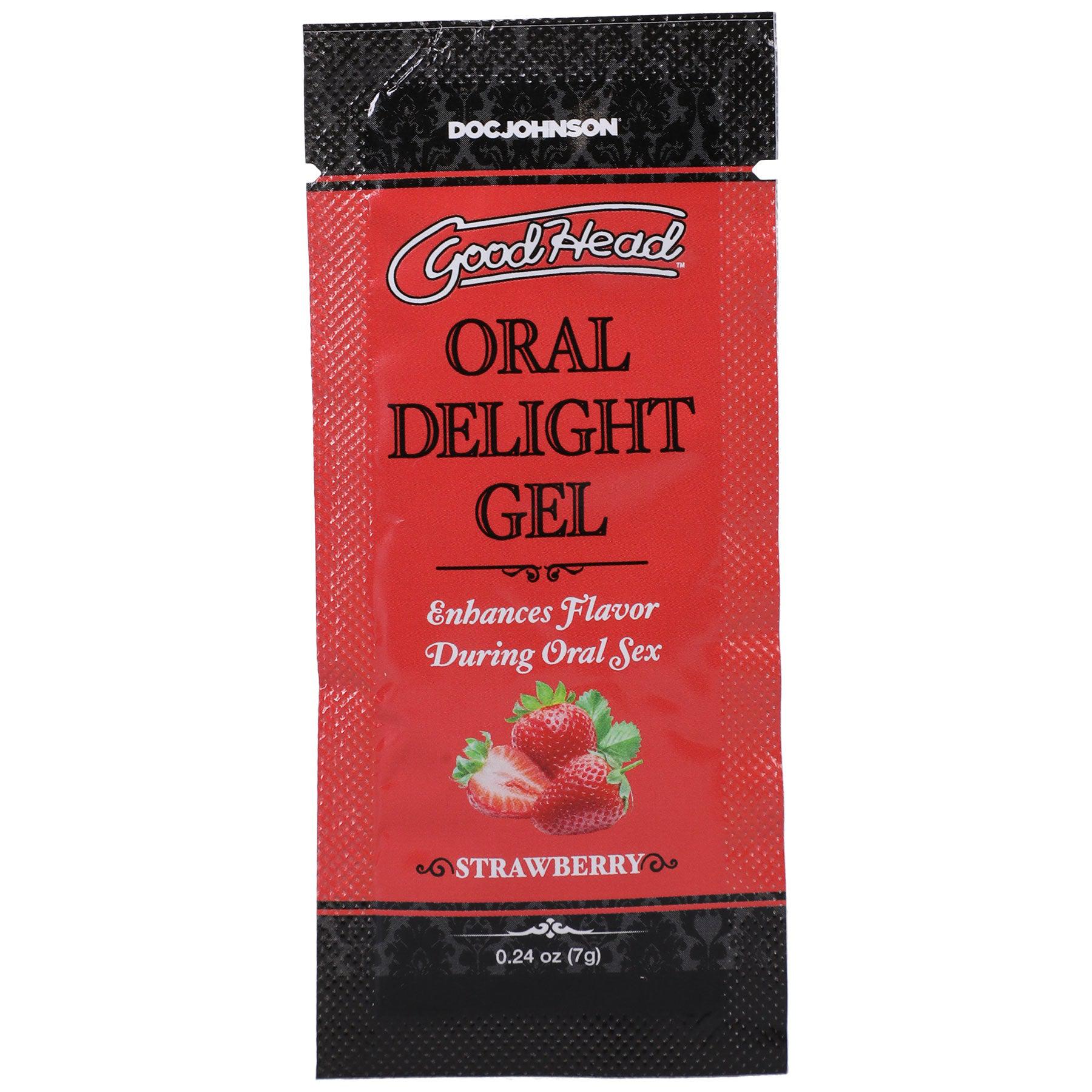Goodhead - Oral Delight Gel - Strawberry - 0.24 Oz