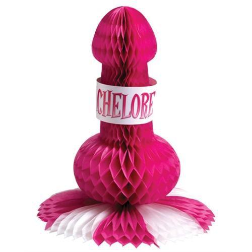 Giant Penis Center Piece With Bachelorette Banner