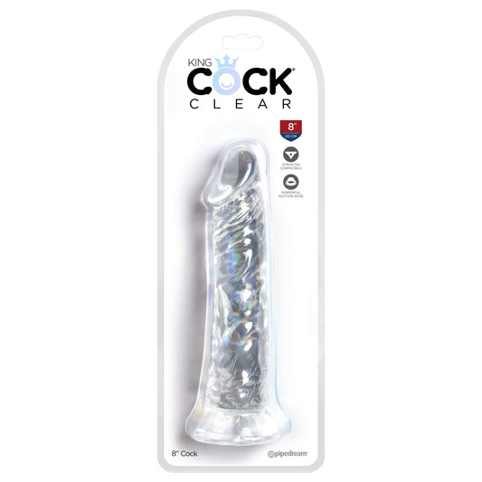 King Cock Clear 8 Inch Cock
