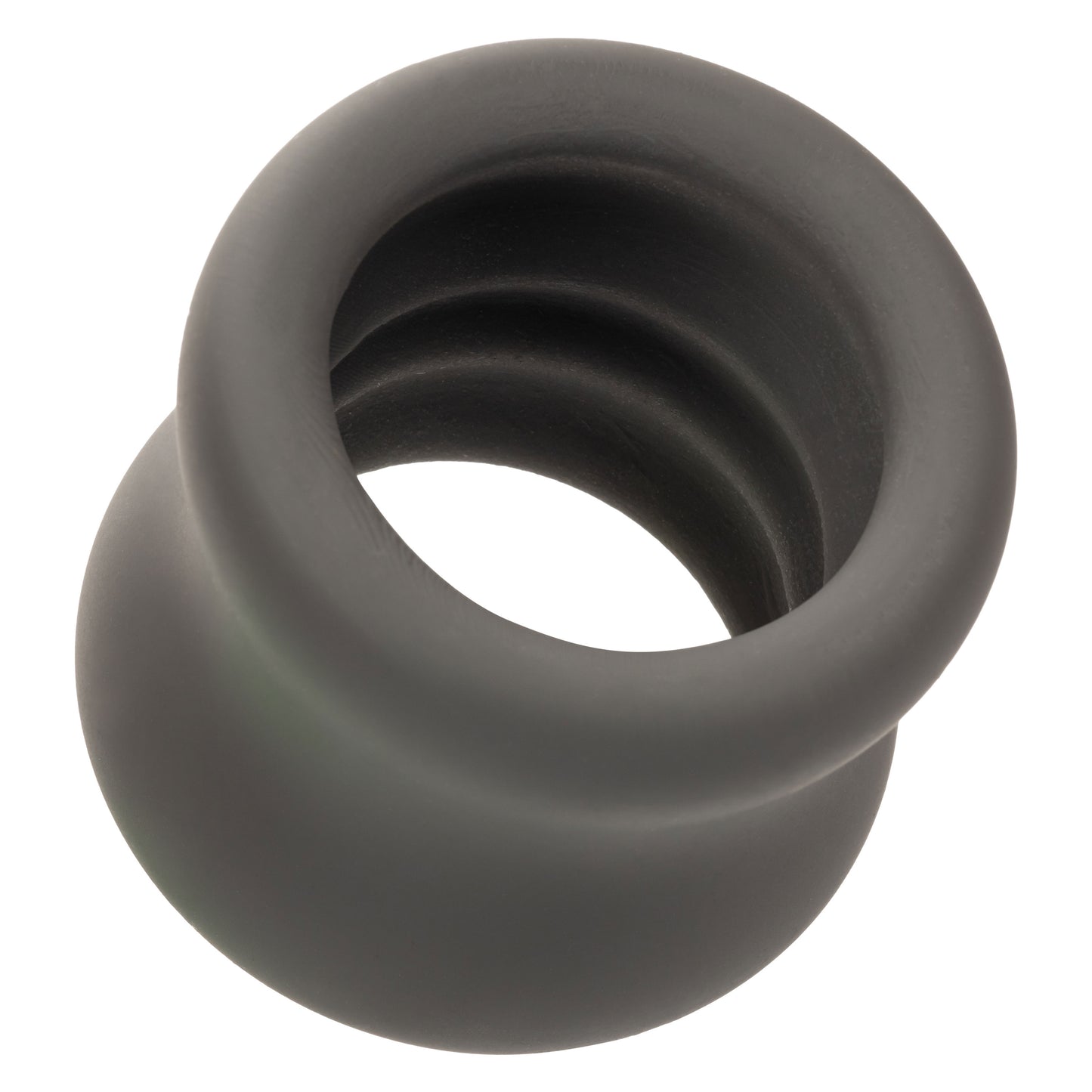 Alpha Liquid Silicone Scrotum Ring - Gray Gray