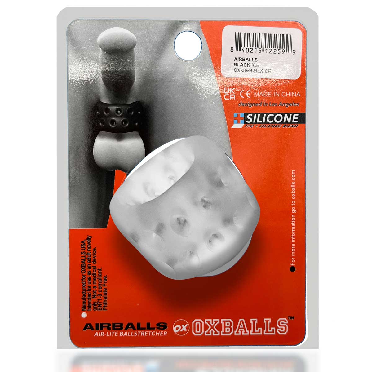 Airballs Air-Lite Vented Ball Stretcher - Clear  Ice