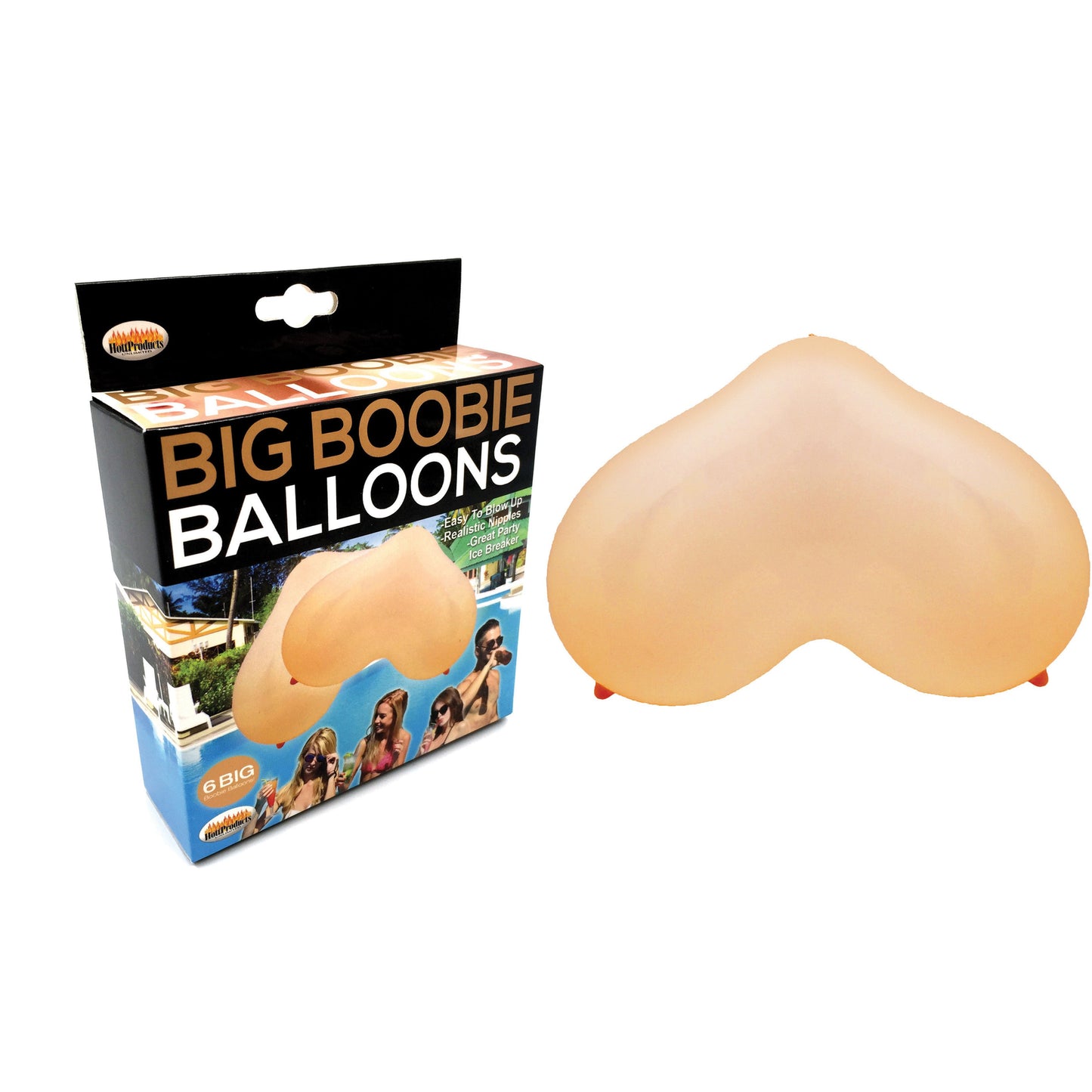 Big Boobie Balloons - 6 Pcs.