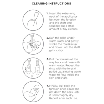 King Cock 6 Inch Uncut - Light