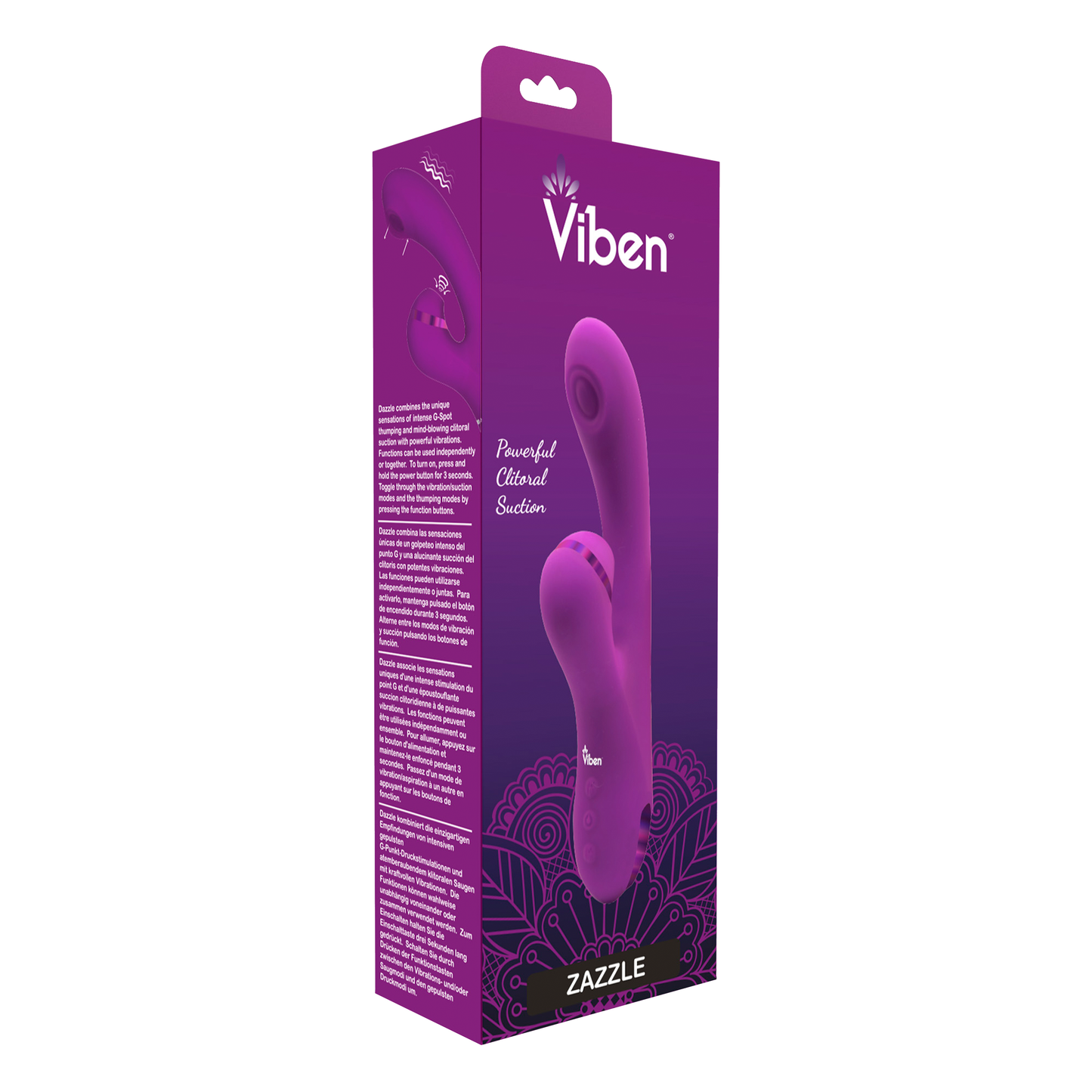 Zazzle - Berry - Rechargeable Thumping and  Suction Rabbit
