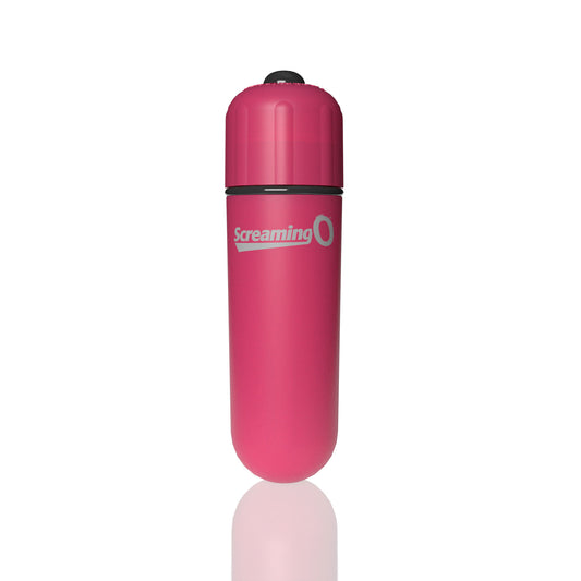 Screaming O 4b - Bullet - Super Powered One Touch  Vibrating Bullet - Strawberry