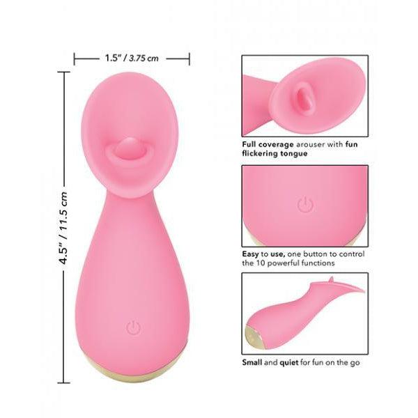 Slay #Tickleme Pink Tongue Vibrator - Your Adult Toy Store