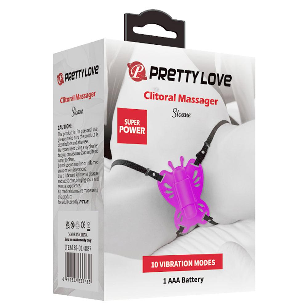 Pretty Love Sloane Battery Powered Clit Stim -  Fuchsia