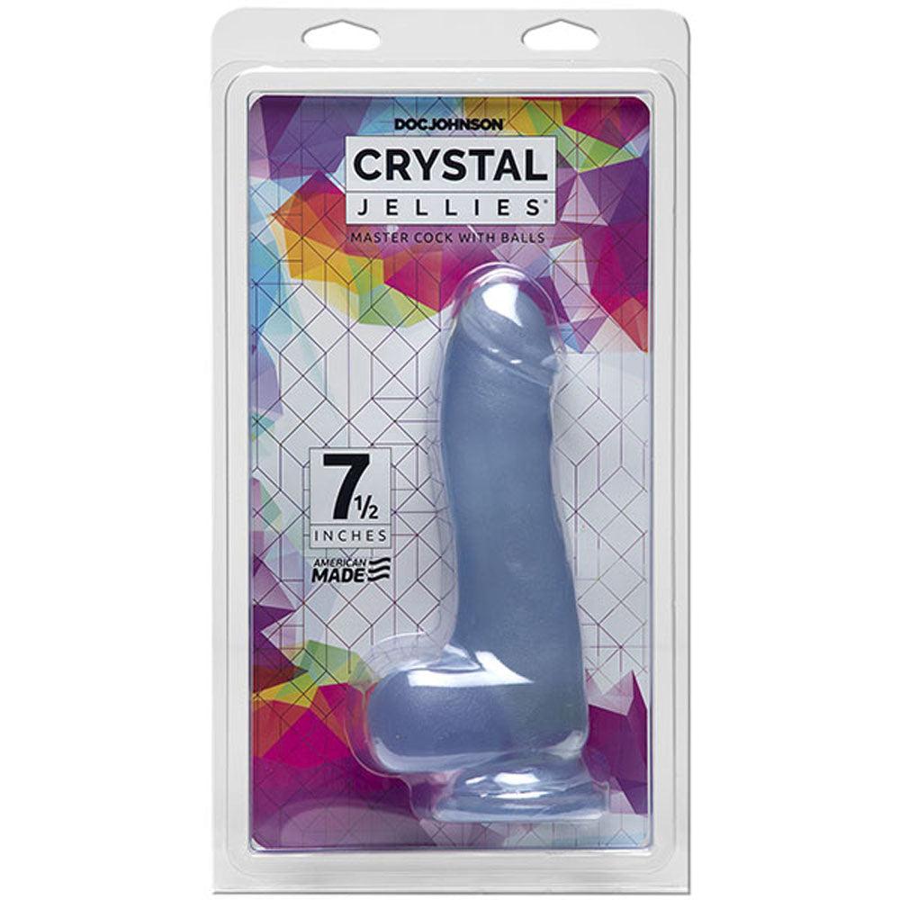 Crystal Jellies - 7.5 Inch Master Cock With Balls