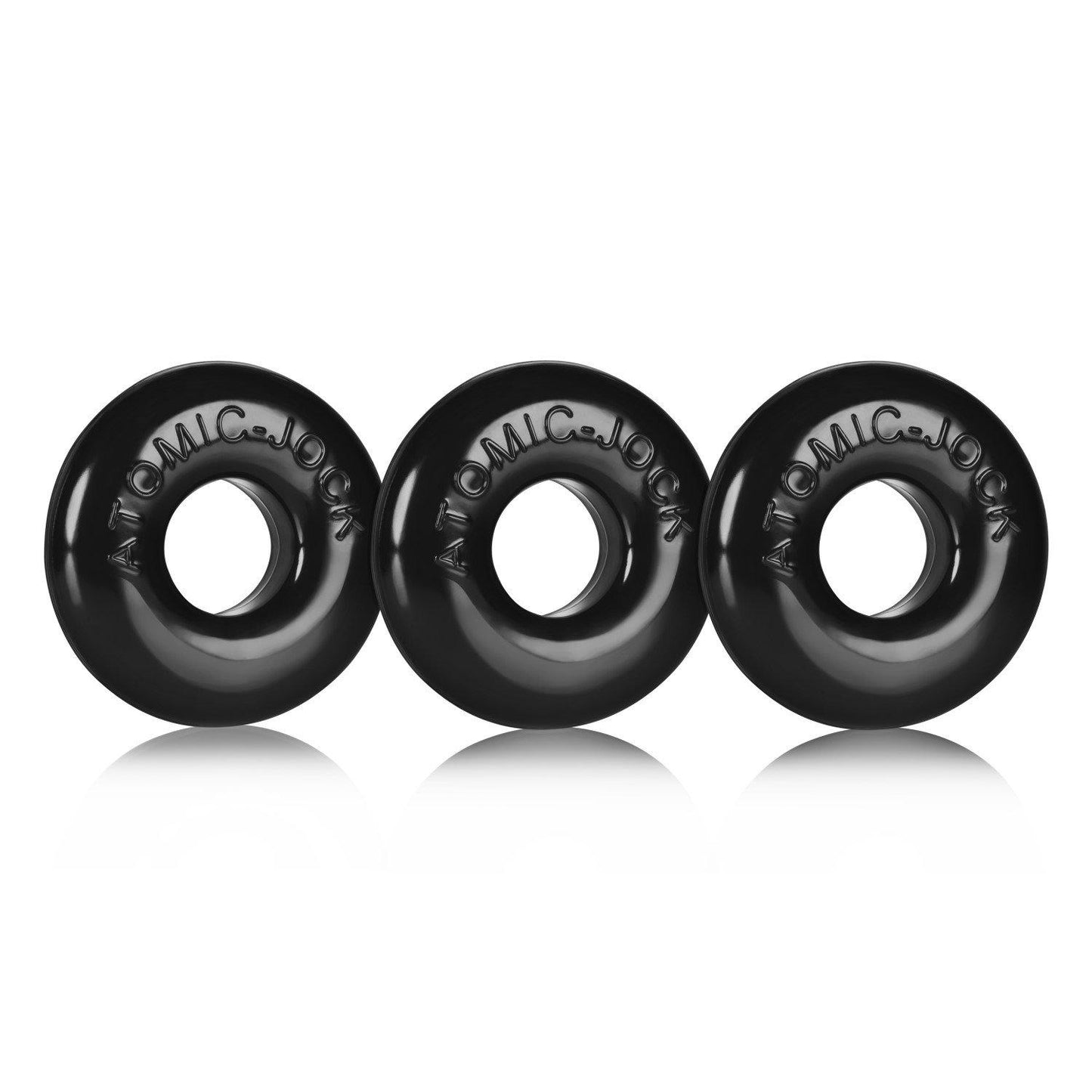 Ringer Cockring 3 Pack - Small - Black