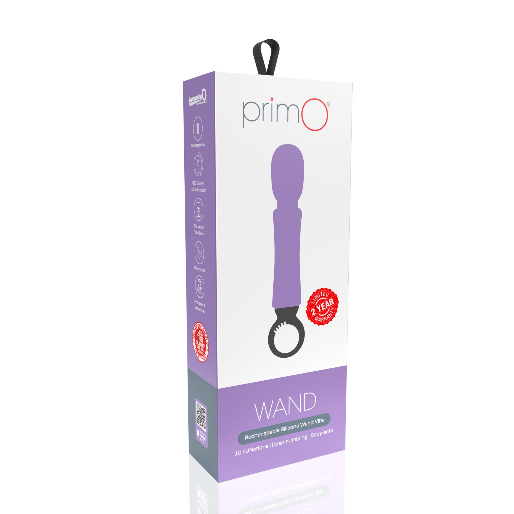 Primo Wand Rechargeable Vibe - Lilac