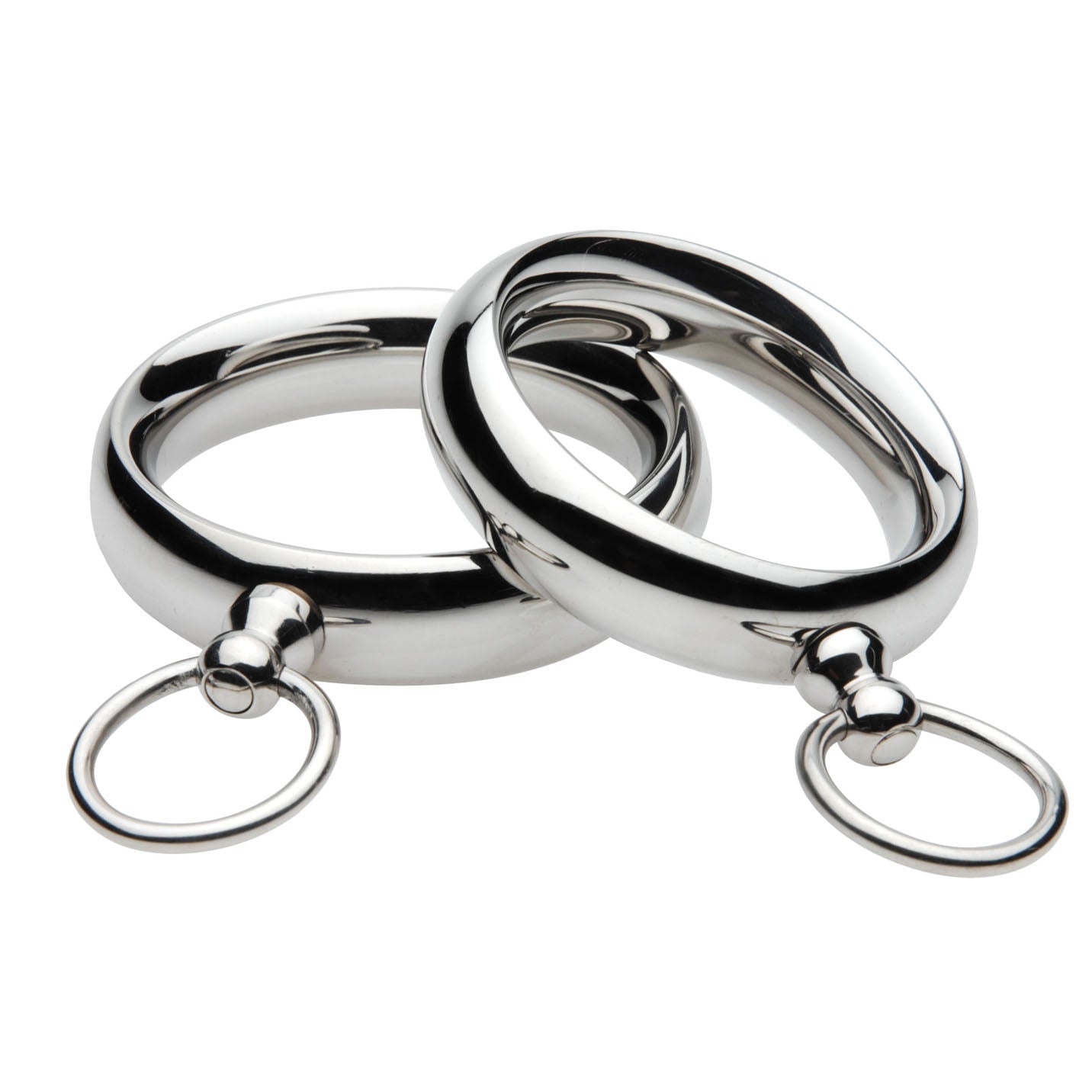 Lead Me Stainless Steel Cock Ring- 1.75