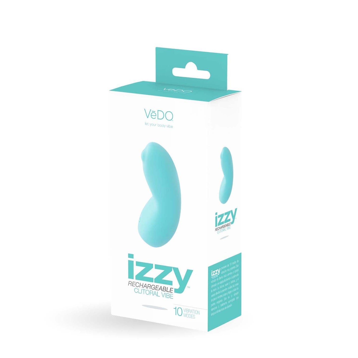 Izzy Rechargeable Vibe -Turquoise